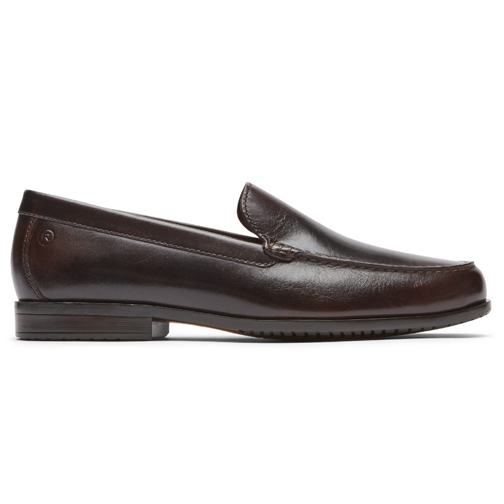 Rockport Slip-On For Mens Dark Brown - Classic Lite 2 Venetian - CU0146523